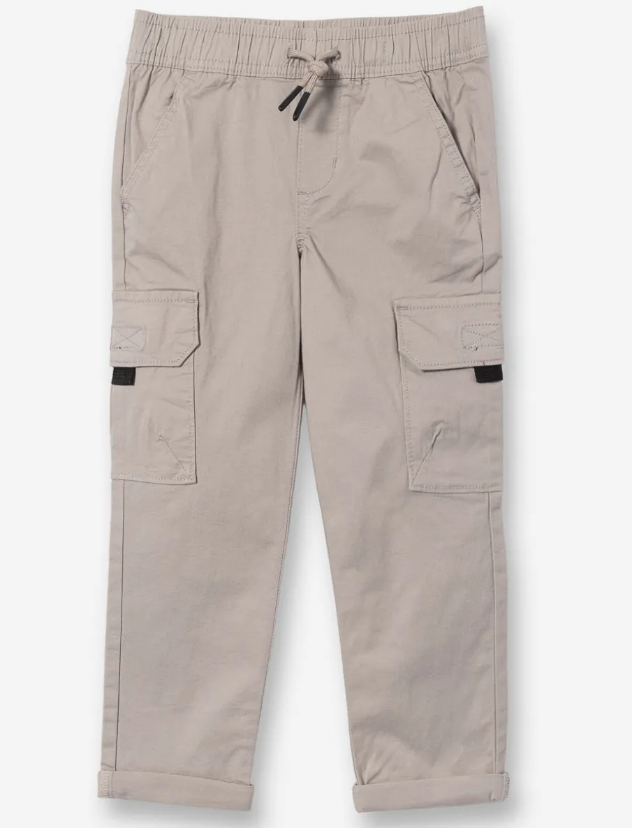 Elastic Waist Cargo Pants