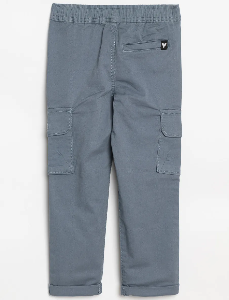 Elastic Waist Cargo Pants