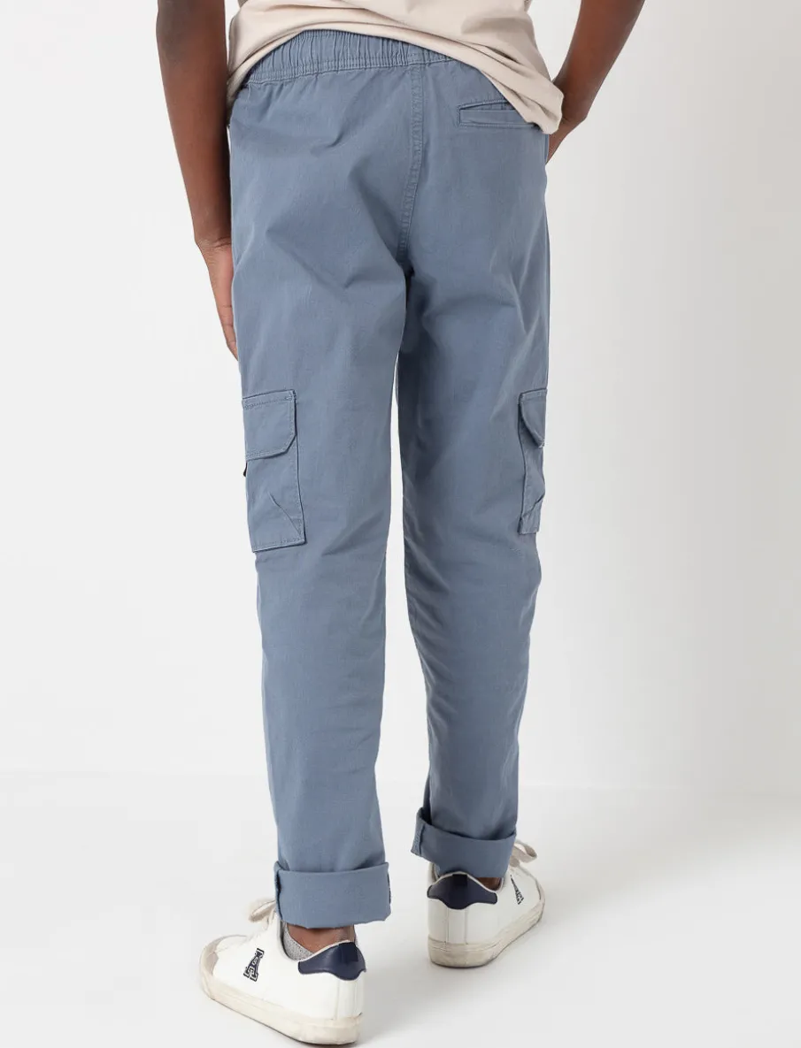 Elastic Waist Cargo Pants
