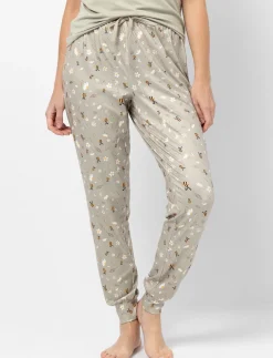 Elastic Waist Pajama Pants