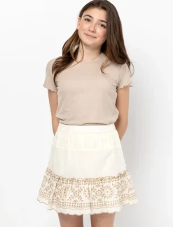 Elastic Waist Skirt - Teen Girls