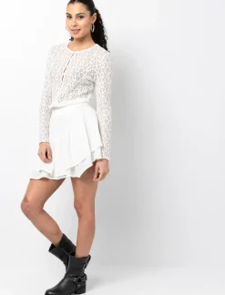 Elastic Waist Skort