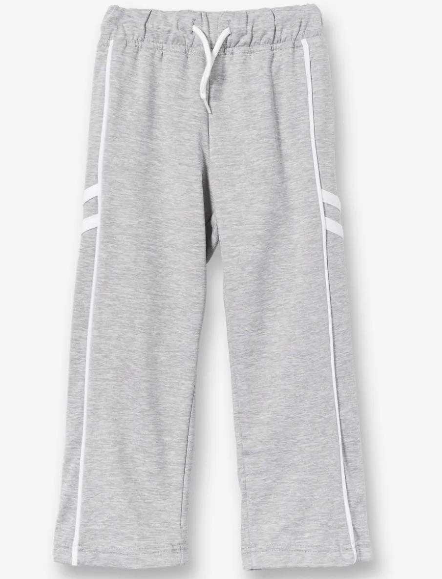 Elastic Waist Sports Pants - Little Girls