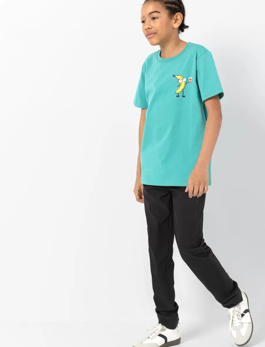 Elastic Waist Sports Pants
