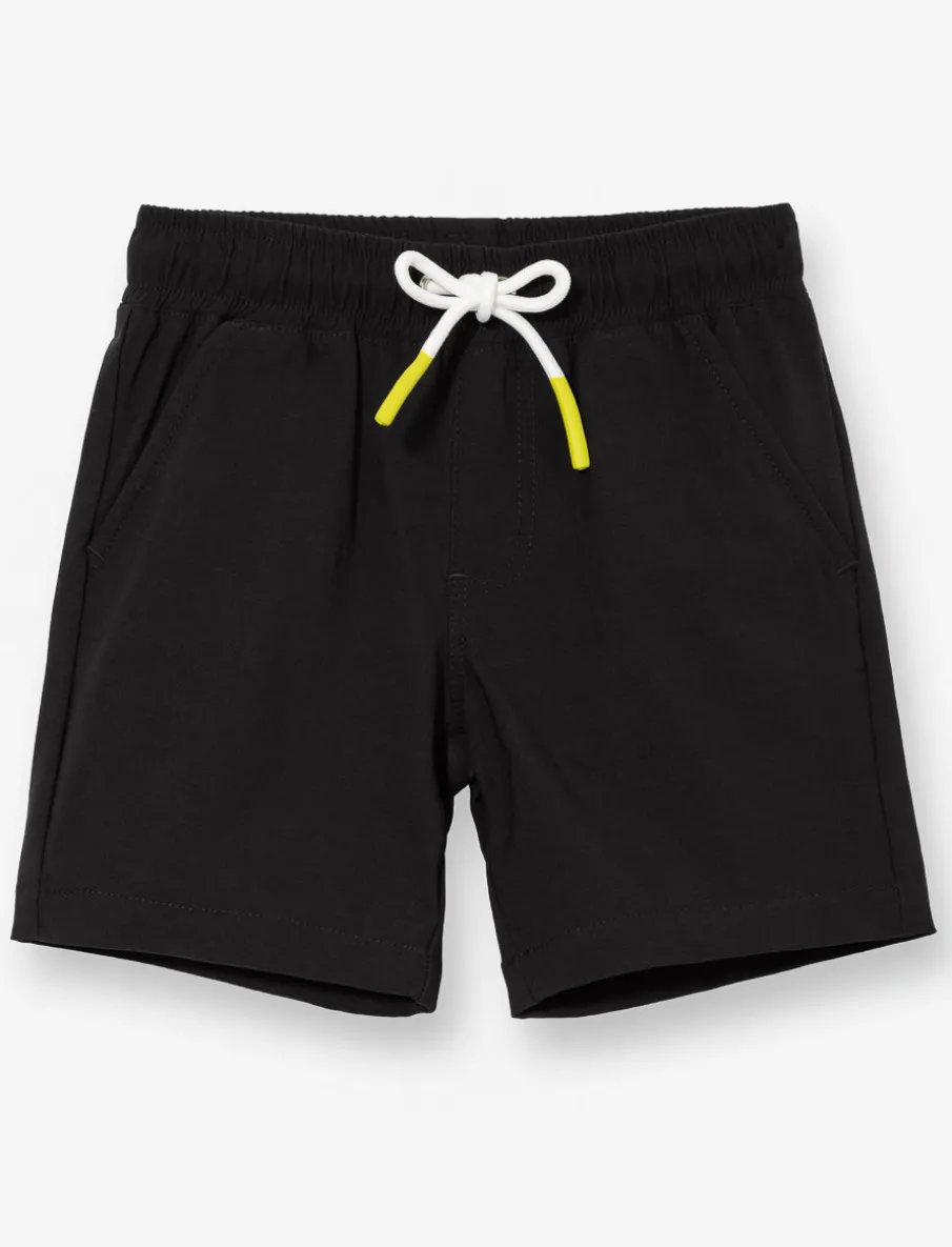 Elastic Waist Sports Shorts - Little Boys