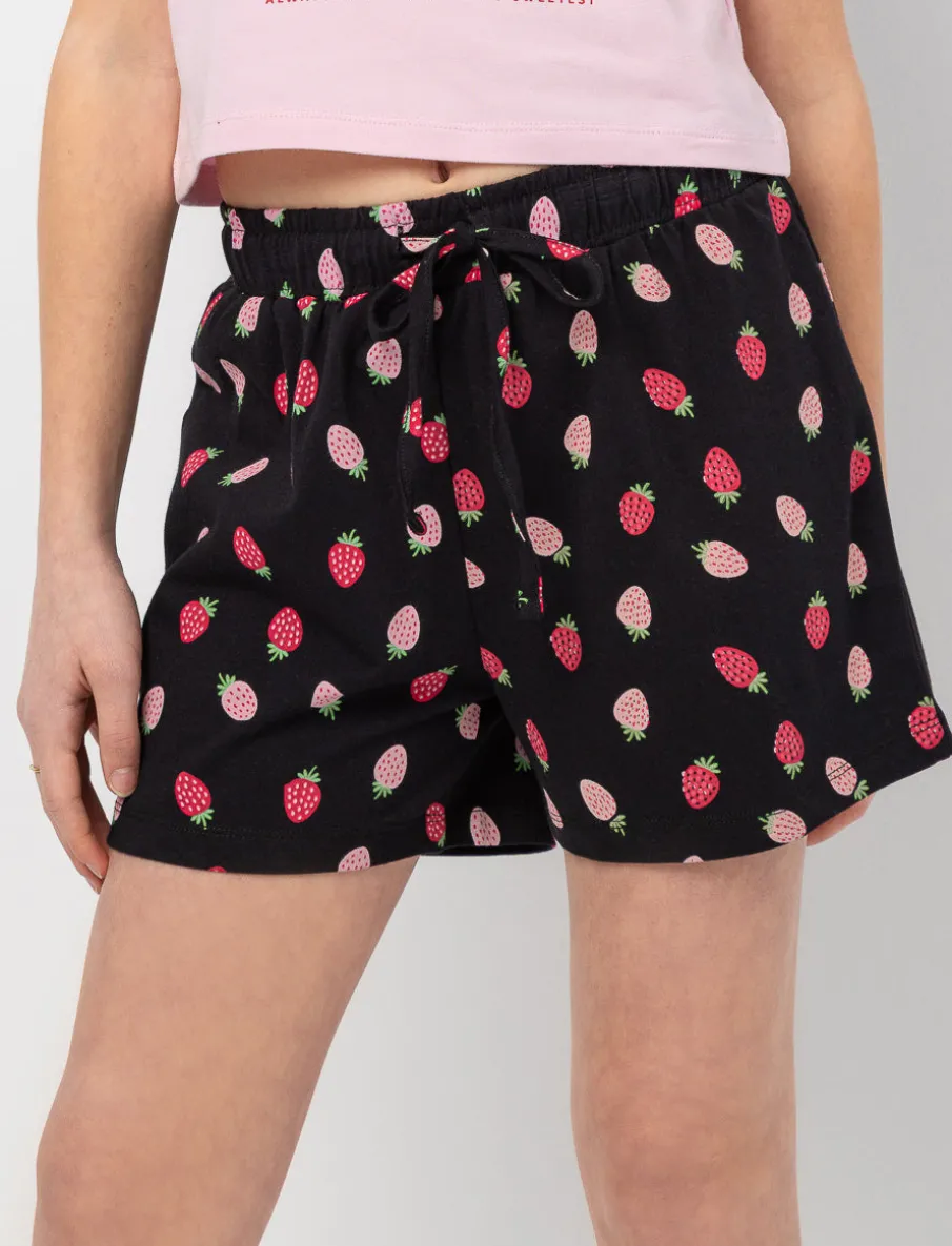 Elastic-waist Shorts