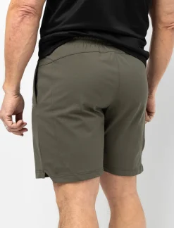 Elastic-waist Sports Shorts