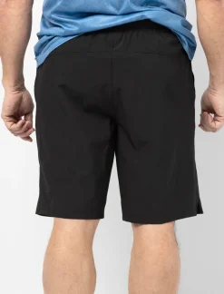 Elastic-waist Sports Shorts