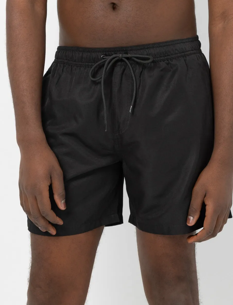 Elastic-waist Swim Shorts
