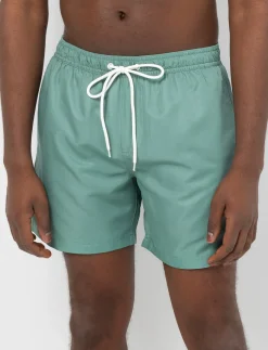 Elastic-waist Swim Shorts