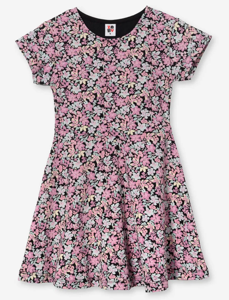 Elegant Floral Print Dress - Little Girl