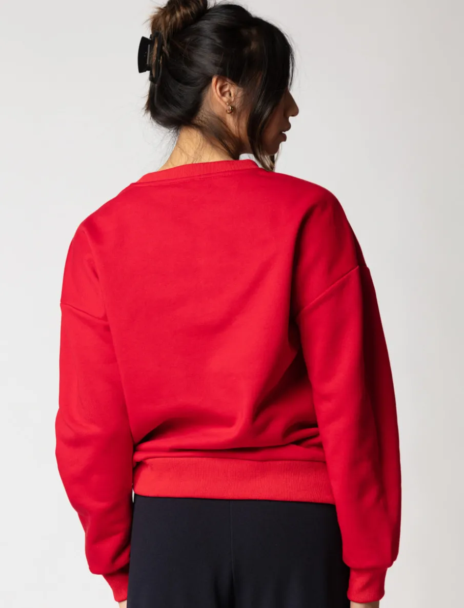 Embroidered Crewneck Sweater