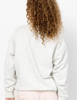 Embroidered Drop-Shoulder Sweatshirt