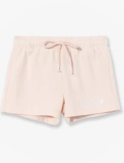 Embroidered Elastic-Waist Shorts - Little Girls