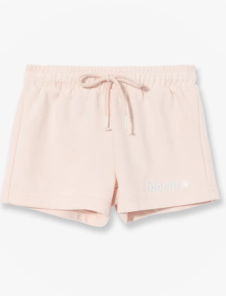 Embroidered Elastic-Waist Shorts - Little Girls