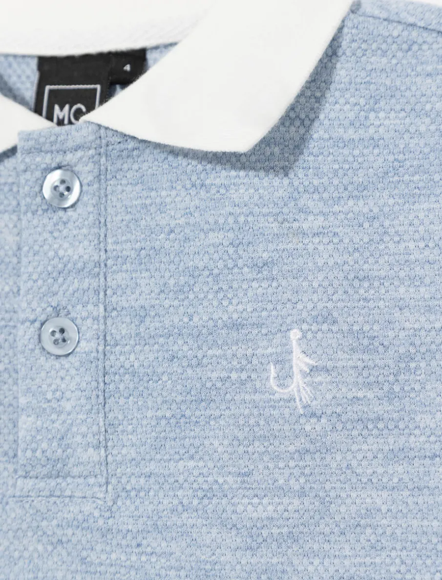Embroidered Essential Polo - Little Boy
