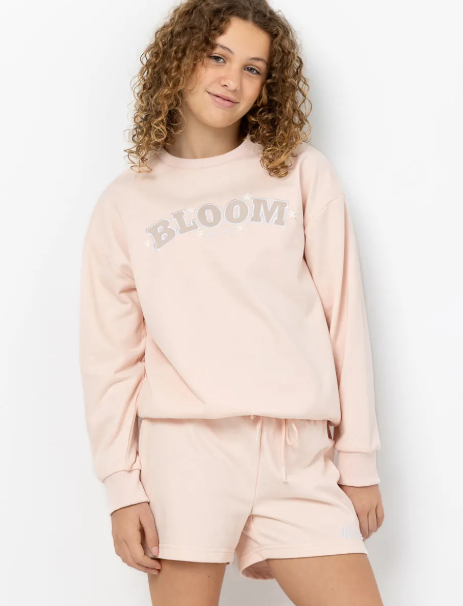 Embroidered Fleece Sweatshirt