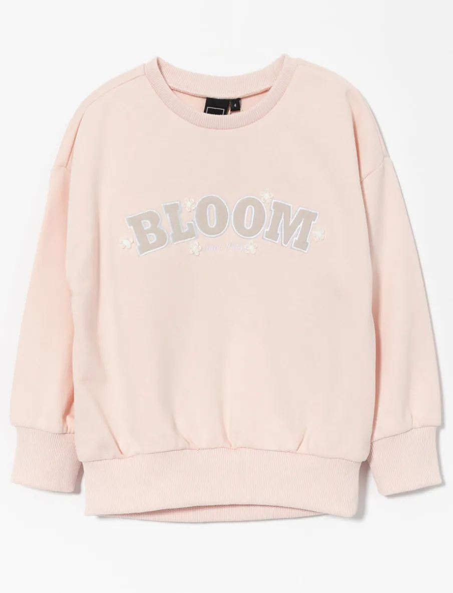 Embroidered Fleece Sweatshirt - Little Girl