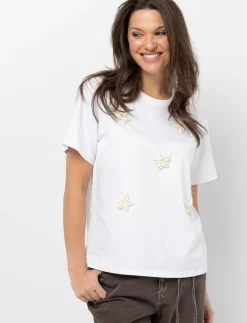 Embroidered Floral T-Shirt