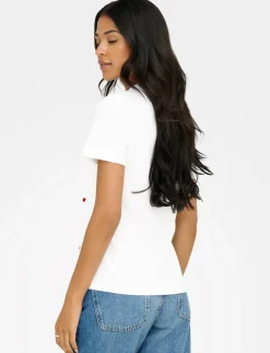 Embroidered Heart T-Shirt