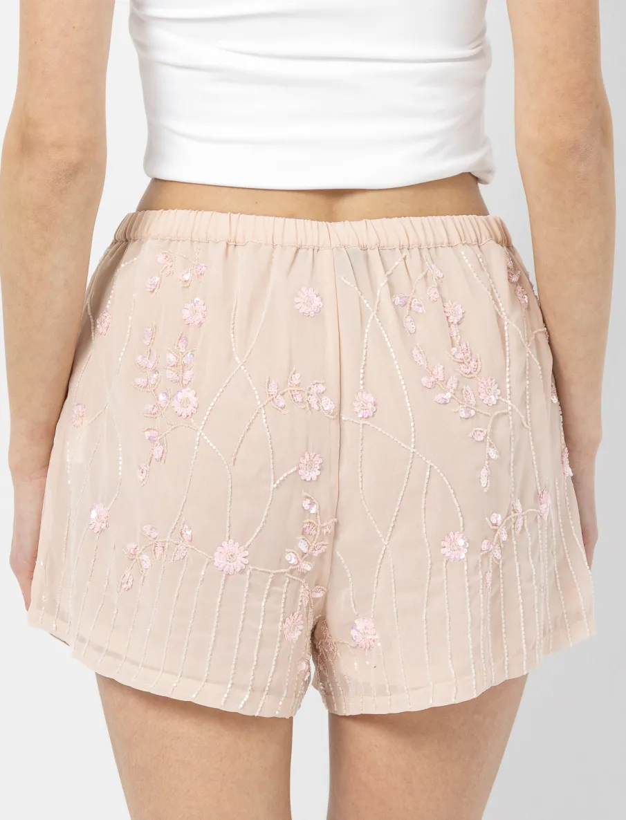 Embroidered Shorts