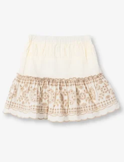 Embroidered Skort