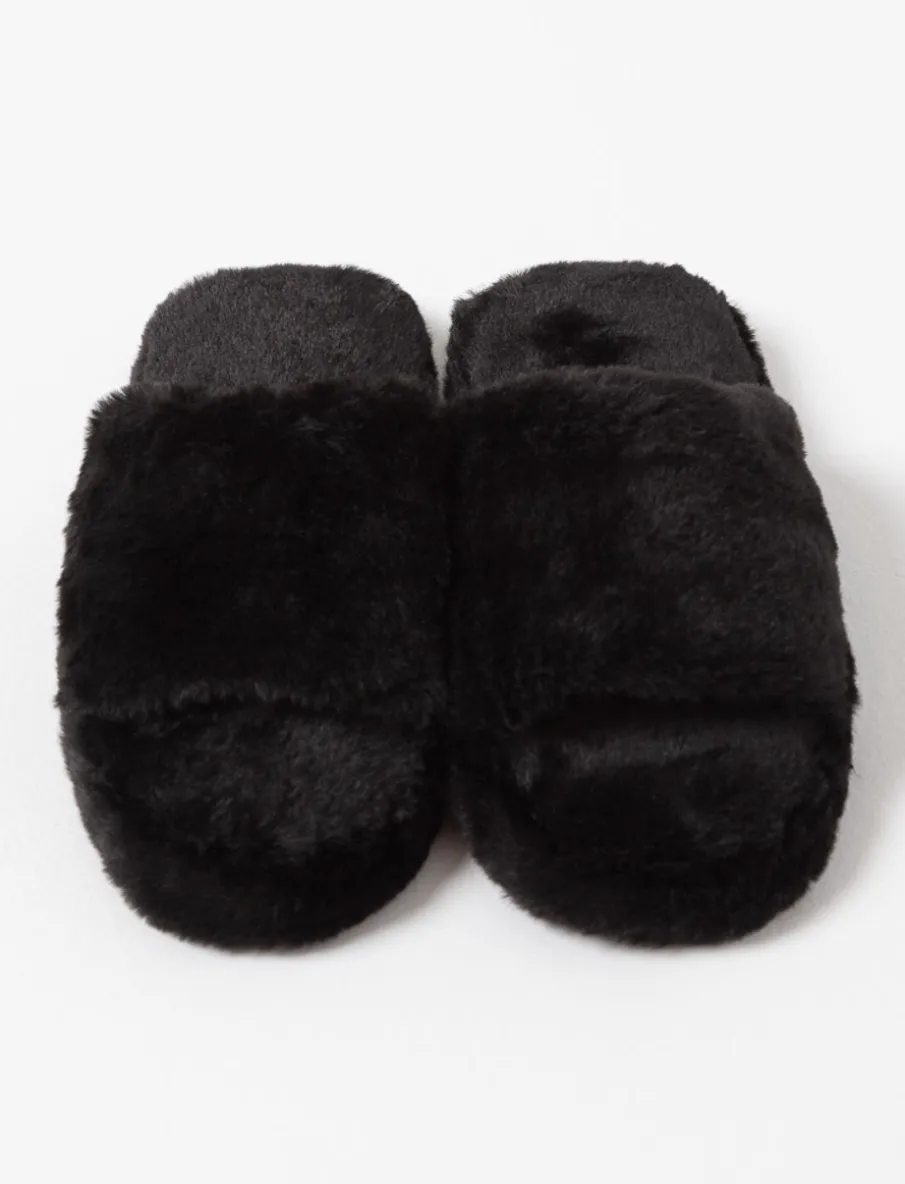 Faux Fur Slippers