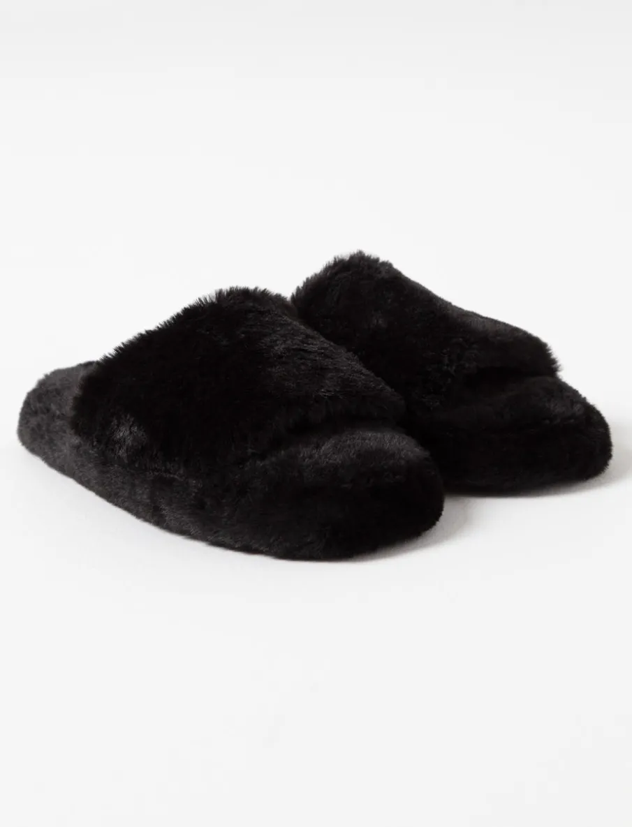 Faux Fur Slippers