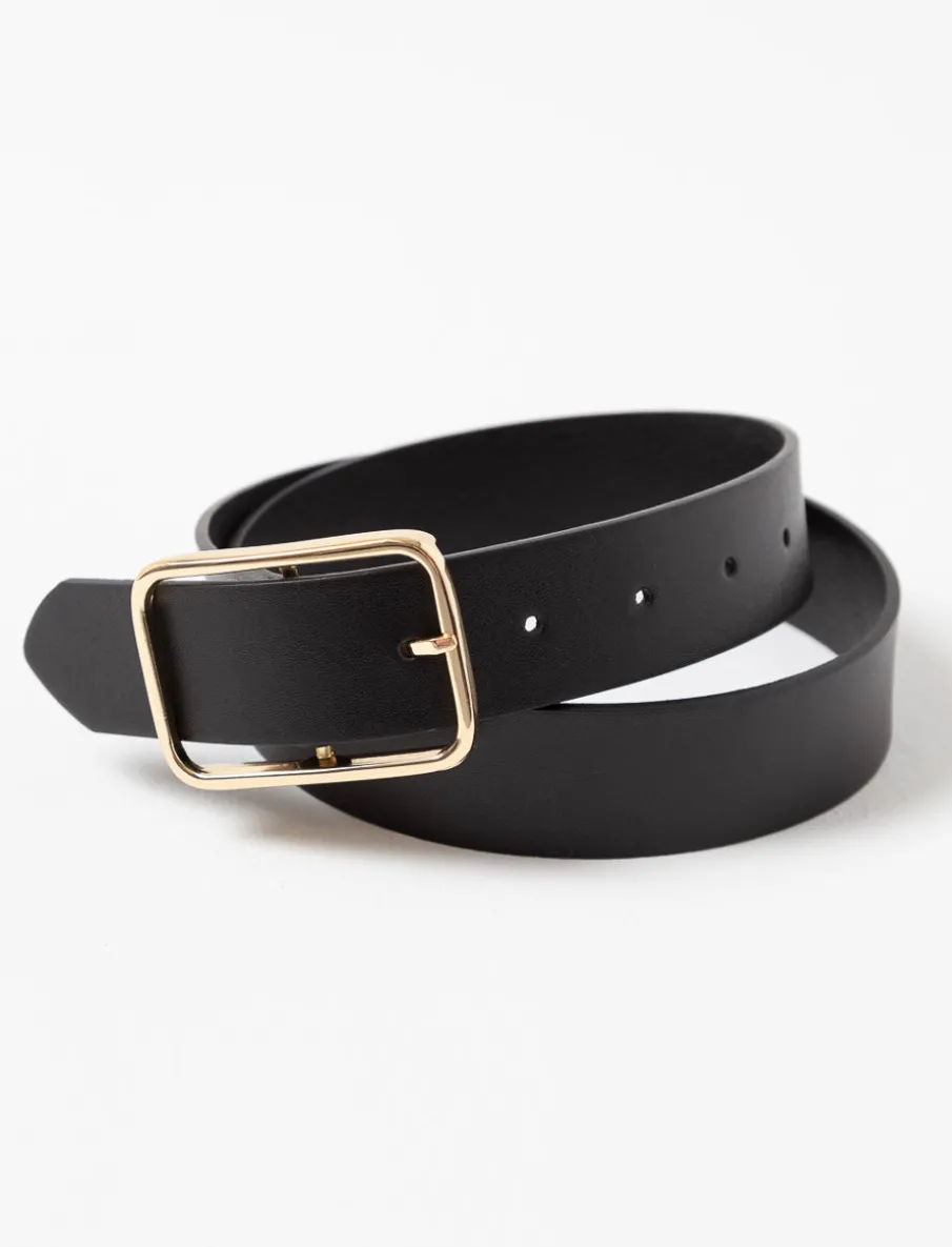 Faux Leather Belt