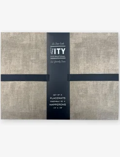 Faux Suede Placemats - Pack of 4