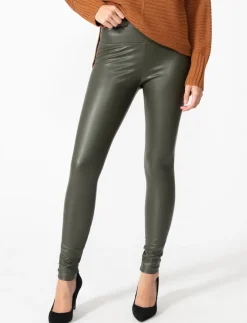 Faux-leather Leggings