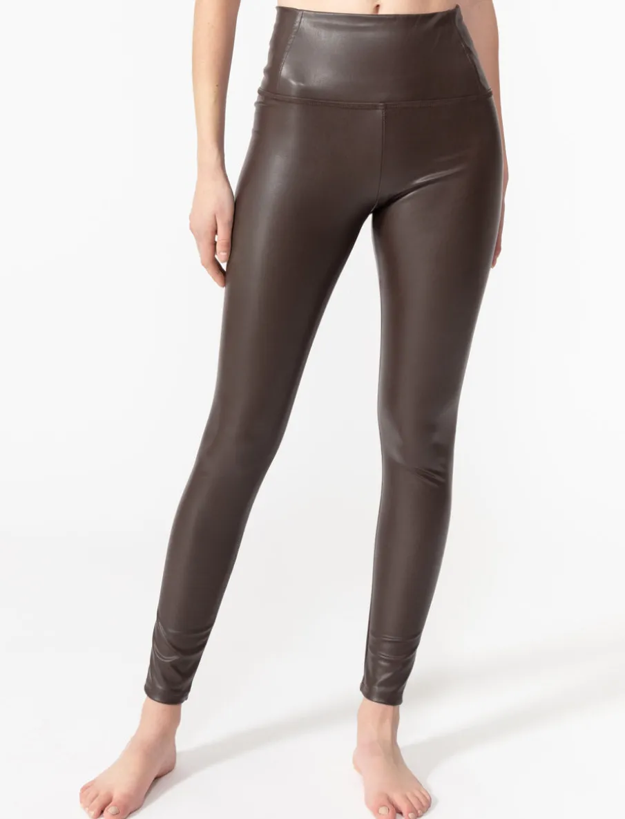 Faux-leather Leggings