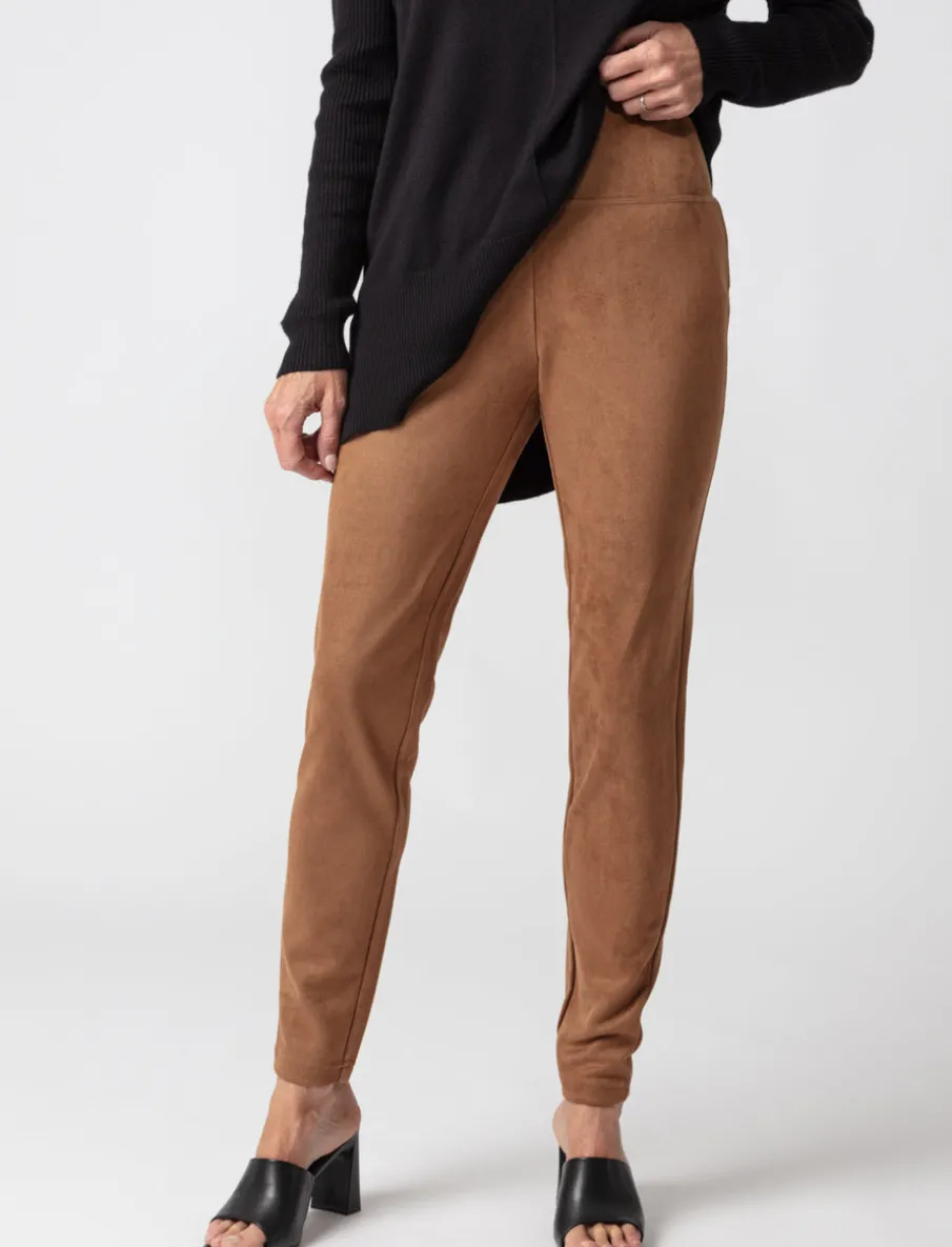 Faux-suede Leggings