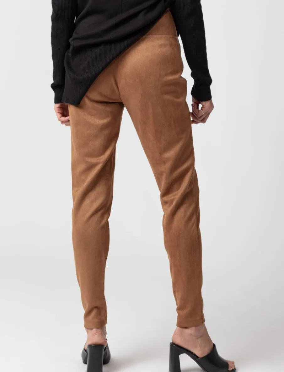Faux-suede Leggings