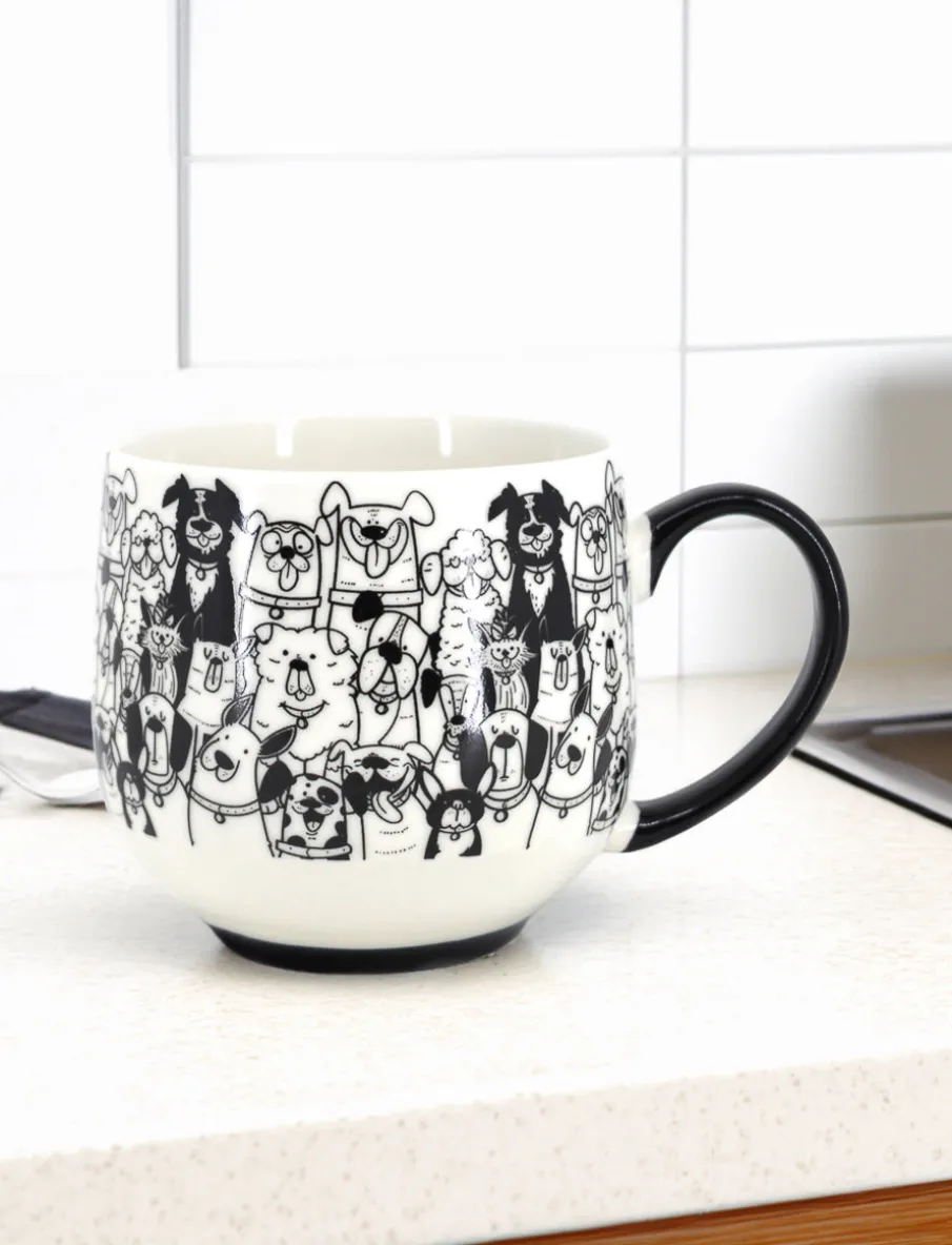 Fine Porcelain Dog Mug