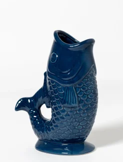 Fish-Shaped Ceramic Vase