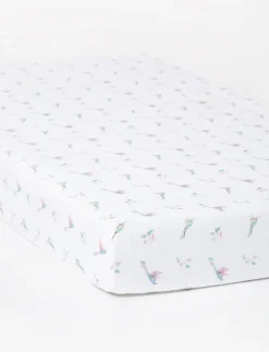 Fitted Muslin Crib Sheet