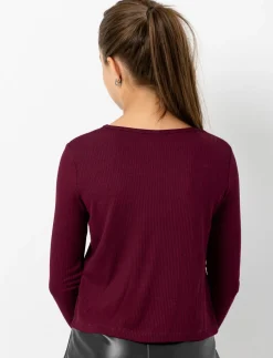 Fitted Ribbed T-shirt