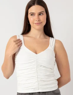 Fitted Ruched Tank Top