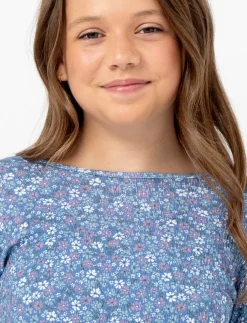 Flared Floral Dress