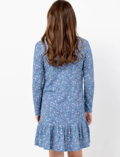 Flared Floral Dress