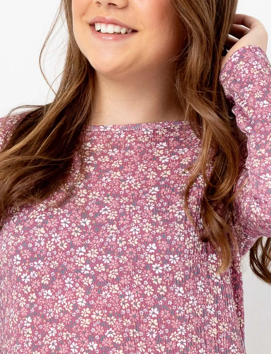 Flared Floral Dress