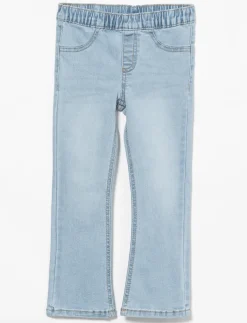 Flared Jeans with Elastic Waistband - Little Girl