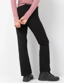 Flared Pants with Elastic Waistband