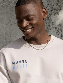 Fleece Back Print Sweatshirt