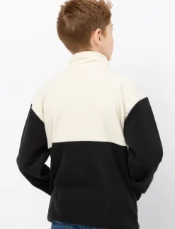 Fleece button-up sweater - boys and teens