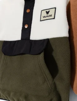 Fleece button-up sweater - baby boy