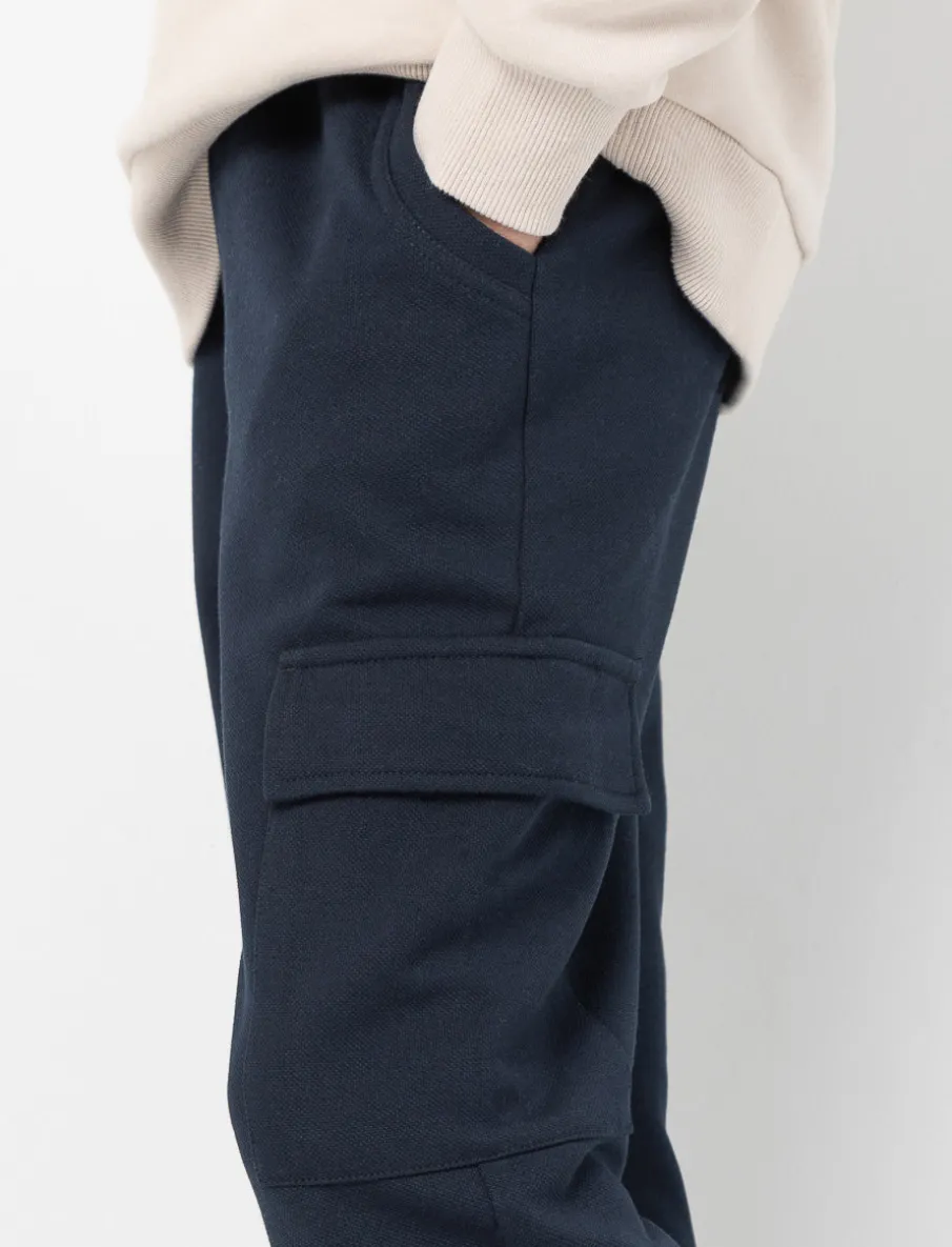 Fleece Cargo Jogger Pants