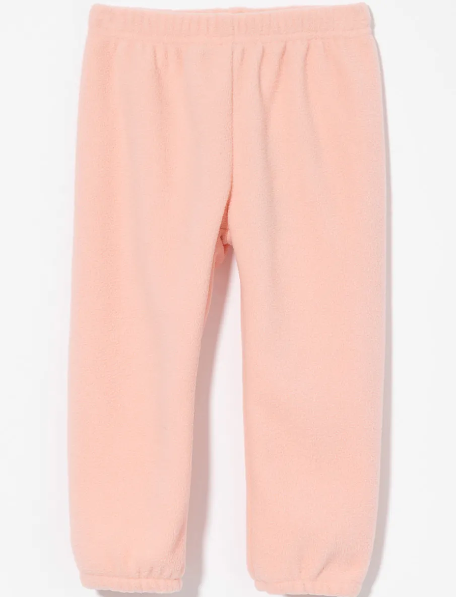 Fleece Jogger Pants with Elastic Waistband