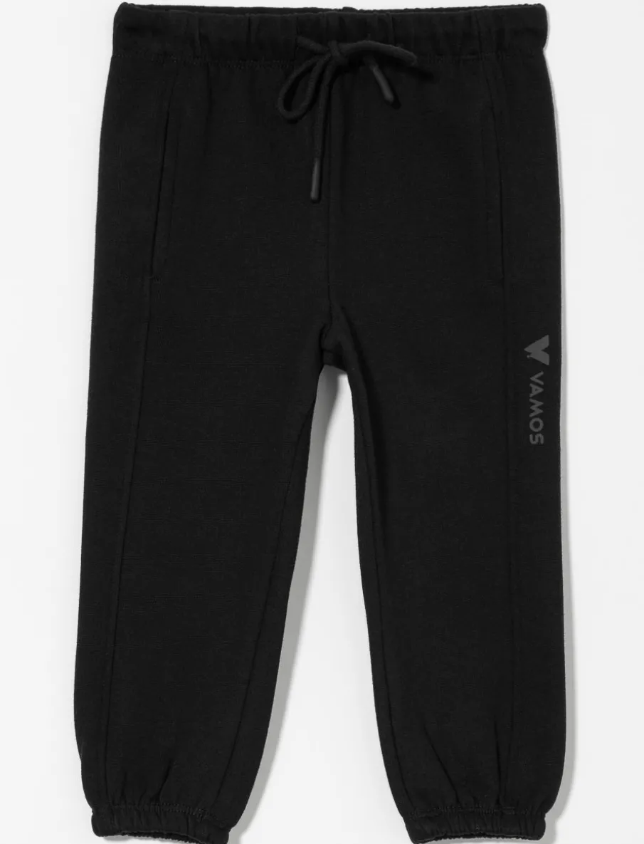 Fleece Pants with Cut Line Design